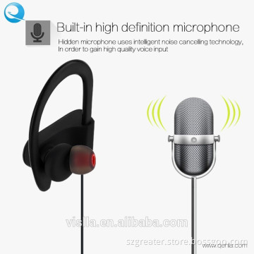 2017 hot sell healthy sport in-ear wireless stereo bluetooth earphone with noise canceling for smart phone